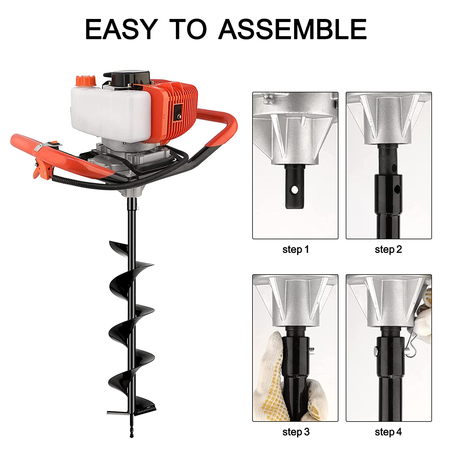 52CC Gas Powered Earth Auger